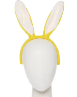 Party Delights Yellow Bunny Ears Headband< Hats & Headwear