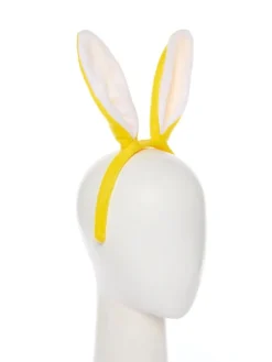 Party Delights Yellow Bunny Ears Headband< Hats & Headwear