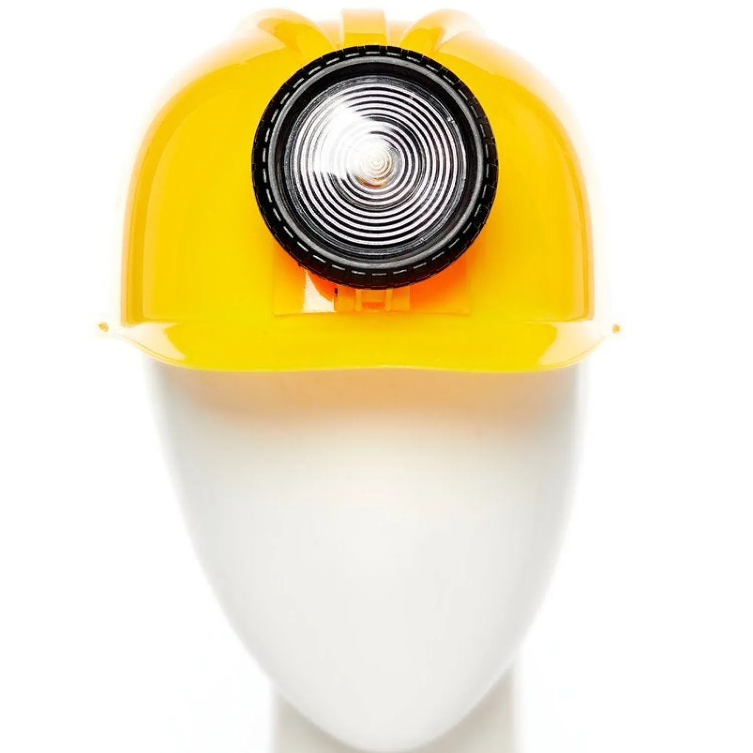 Party Delights Yellow Construction Helmet With Light< Hats & Headwear