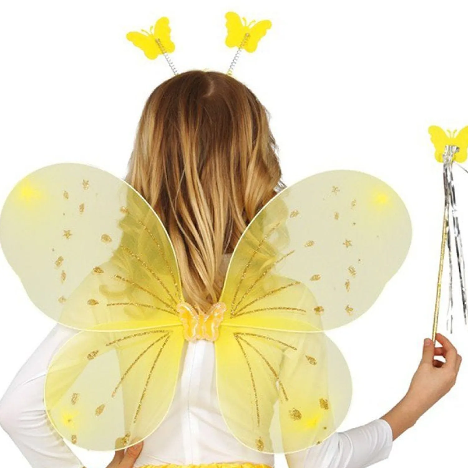 Party Delights Yellow Fairy Accessory Kit - Child< Instant Outfits