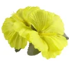 Party Delights Yellow Hibiscus Flower Clip< Hats & Headwear