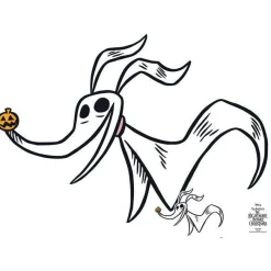 Zero The Nightmare Before Christmas Cardboard Cutout - 133Cm X 96Cm<Party Delights Outlet