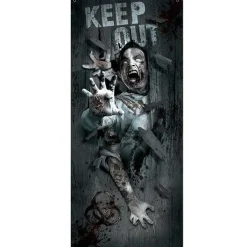 Zombie Attack Door Decoration -80Cm X 1.8M<Party Delights Best