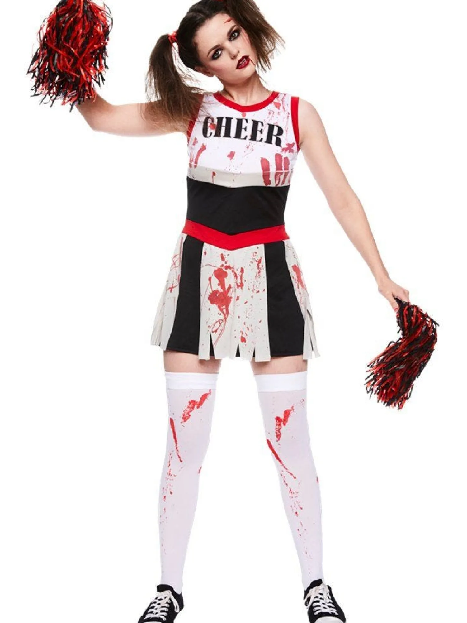 Zombie Cheerleader - Adult Costume<Party Delights Clearance
