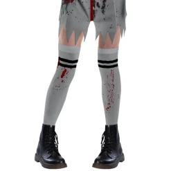 Zombie Cheerleader Socks - Child<Party Delights Clearance