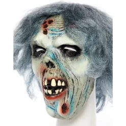 Party Delights Zombie Mask With Hair< Masks