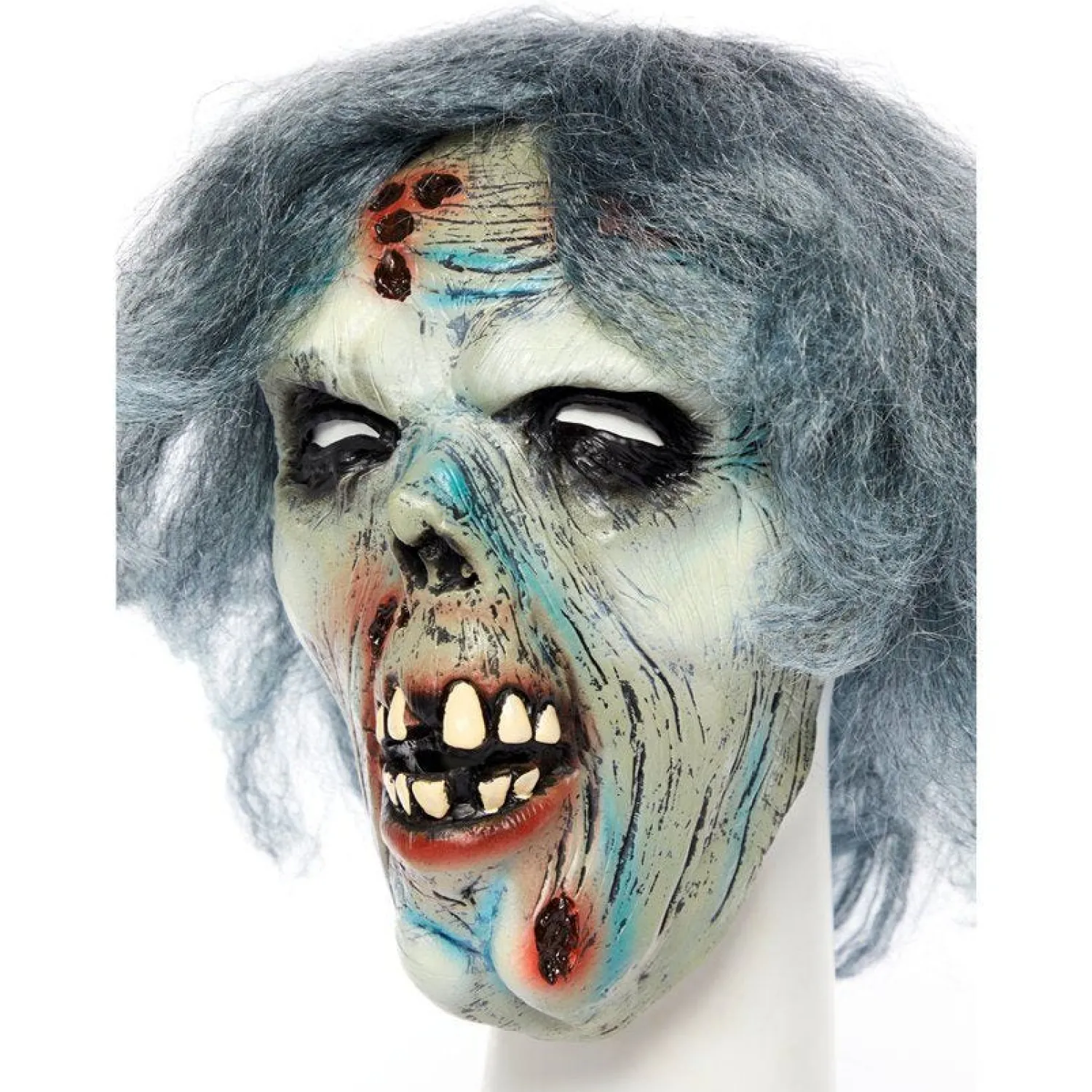 Party Delights Zombie Mask With Hair< Masks