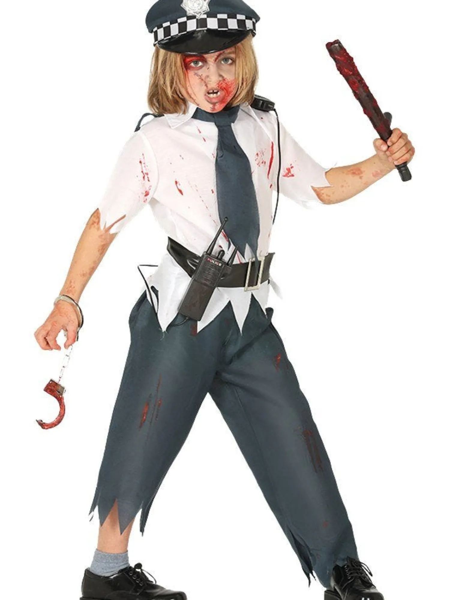 Zombie Police Boy - Child Costume<Party Delights