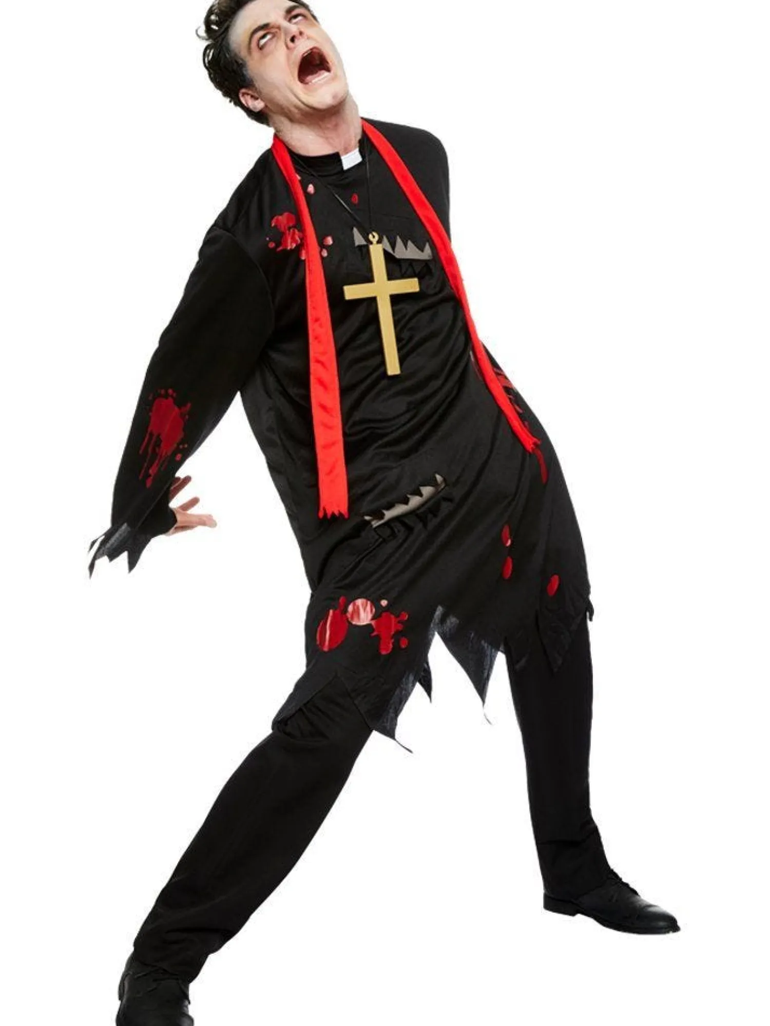 Zombie Vicar - Adult Costume<Party Delights Best